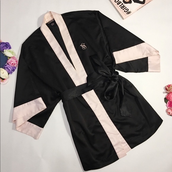 Victoria's Secret Other - Victoria’s Secret Black robe with a belt